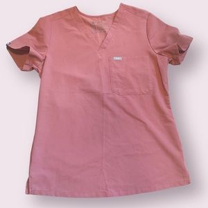 Figs Catarina Scrub Top In Mauve Size XS